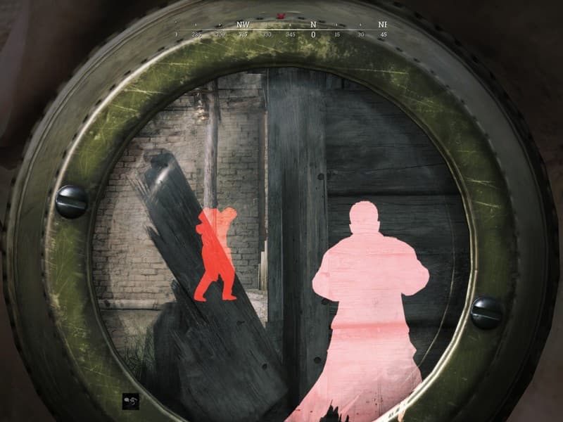 Hunt Showdown cheat gameplay screenshot 1 — ESP overlay showing players and loot