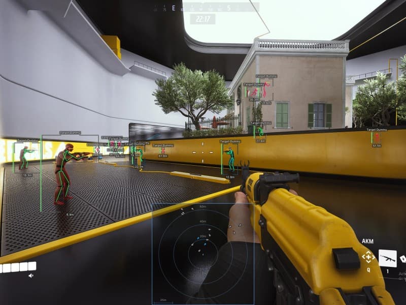 The Finals cheat gameplay screenshot 1 — ESP overlay showing players and loot